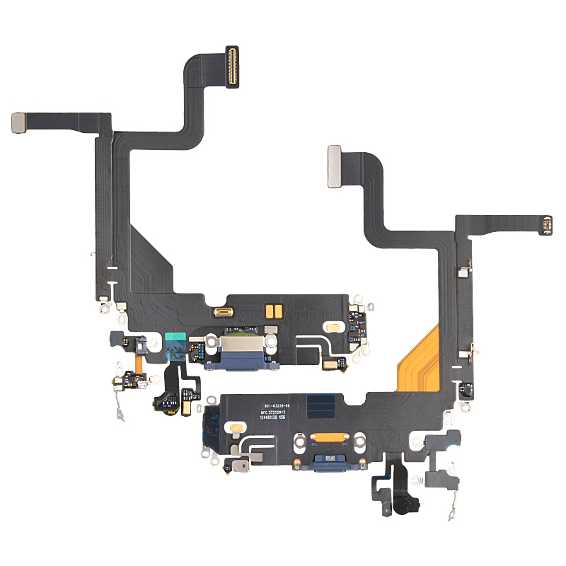 Charging Port with Flex Cable for iPhone 13 Pro (High Quality) - Sierra Blue