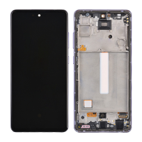  OLED Screen Digitizer Assembly With Frame for Samsung Galaxy A52 5G (2021) A526 (Premium) - Awesome Violet