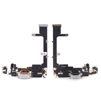  Charging Port with Flex Cable for iPhone 11 Pro - Silver