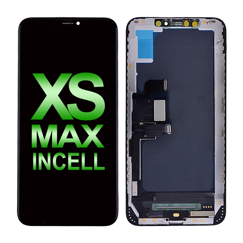 LCD Screen Digitizer Assembly with Frame for iPhone XS Max (COF Incell/ Aftermarket Plus) - Black