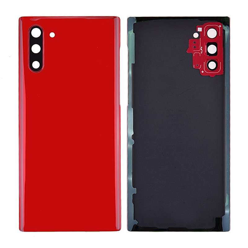 Back Cover with Camera Glass Lens and Adhesive Tape for Samsung Galaxy Note 10 N970(for SAMSUNG) - Red