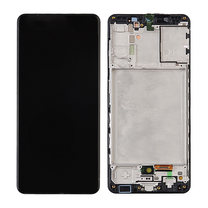 LCD Screen Digitizer Assembly with Frame for Samsung Galaxy A31 (2020) A315 (Incell) - Black