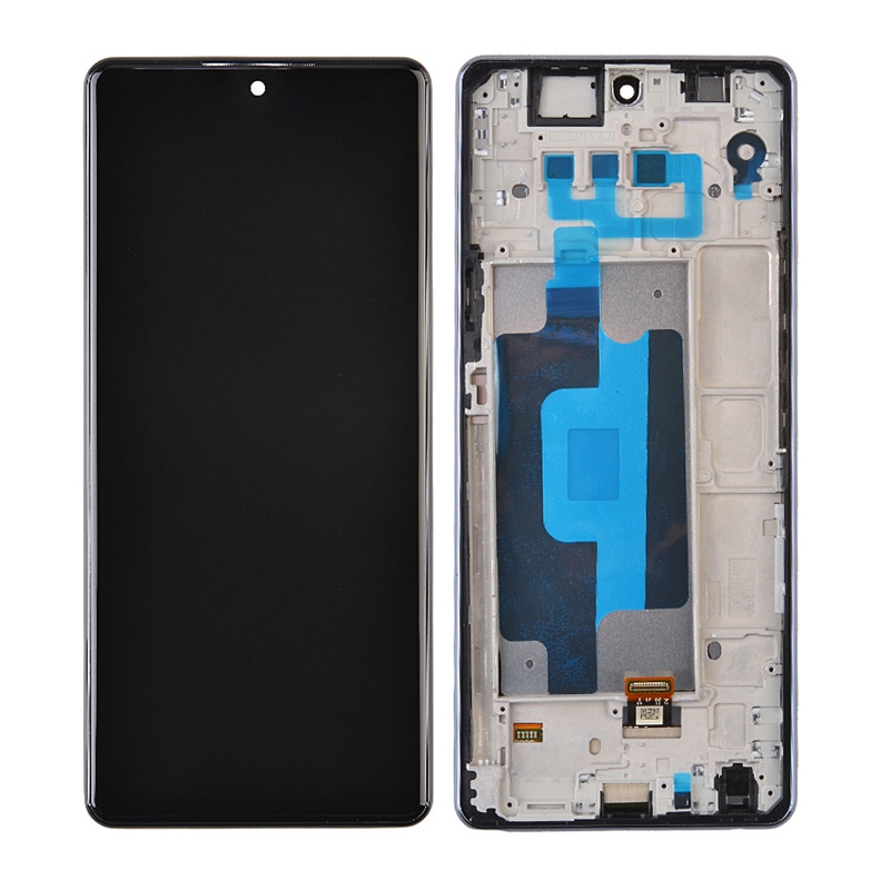 LCD Screen Digitizer Assembly With Frame for LG Stylo 6 Q730 - Black