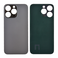  Back Glass Cover with Adhesive for iPhone 13 Pro - Graphite(No Logo/ Big Hole)