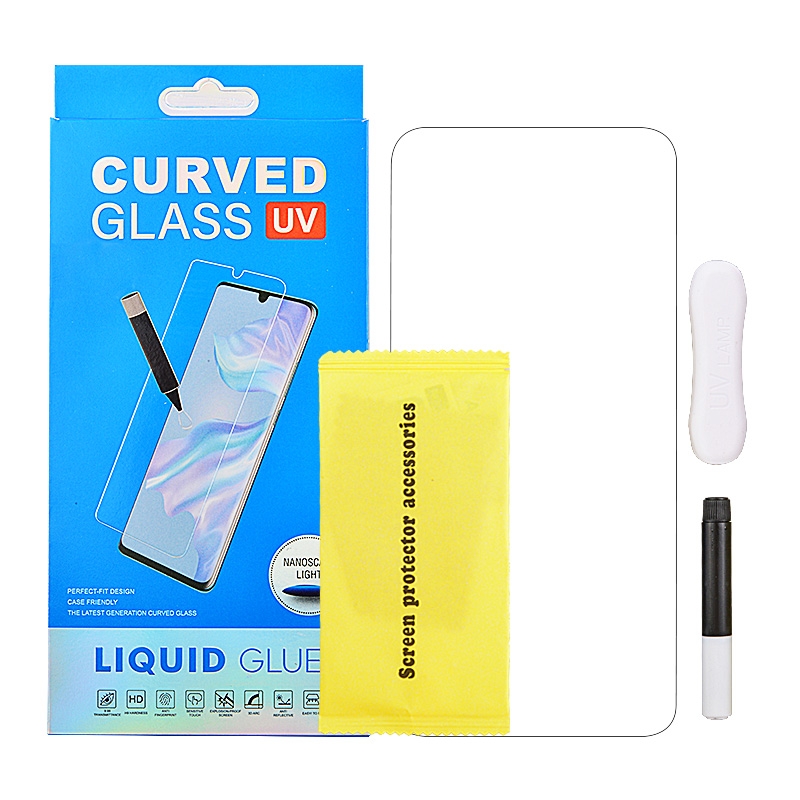 Full Cover Tempered Glass Screen Protector for Samsung Galaxy S22 Plus 5G S906/ S23 Plus (with UV Light & UV Glue)(Retail Packaging)
