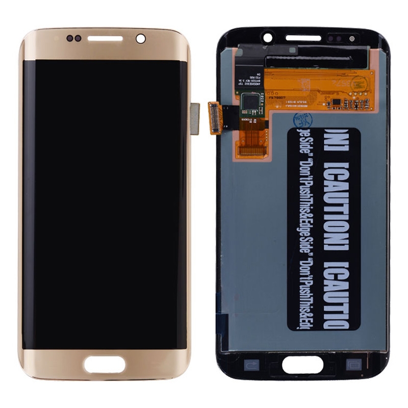 OLED Screen Digitizer Assembly for Samsung Galaxy S6 Edge G925 (Premium)(for SAMSUNG) - Gold Platinum