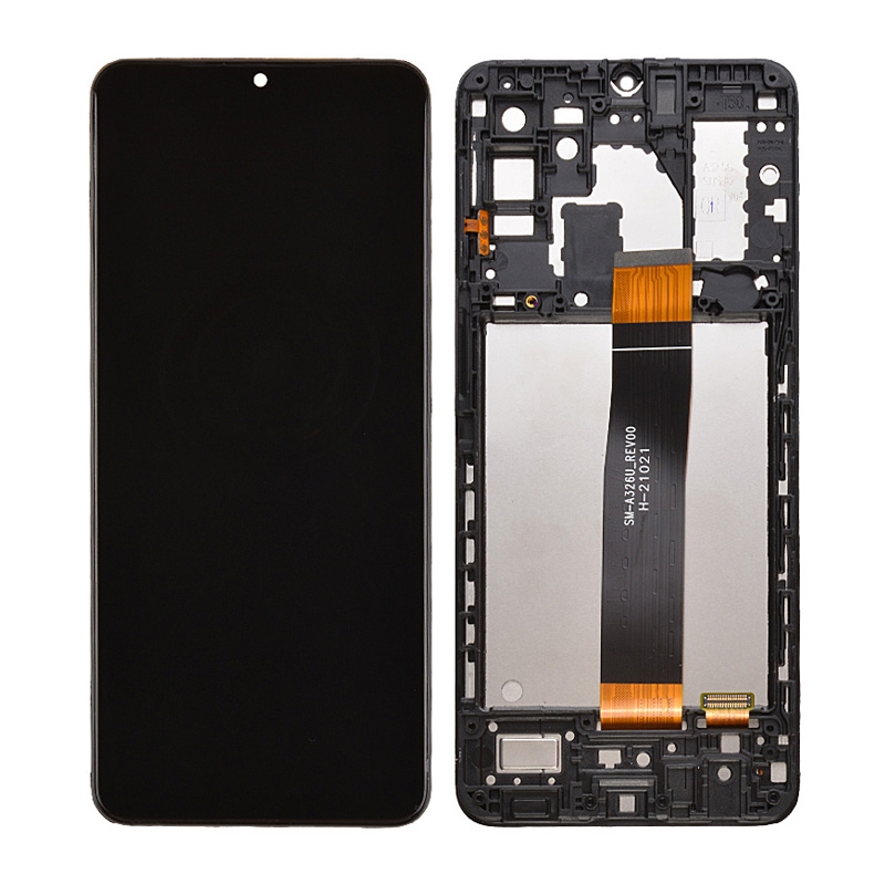 LCD Screen Digitizer Assembly With Frame for Samsung Galaxy A32 5G (2021) A326U (for America Version) - Black
