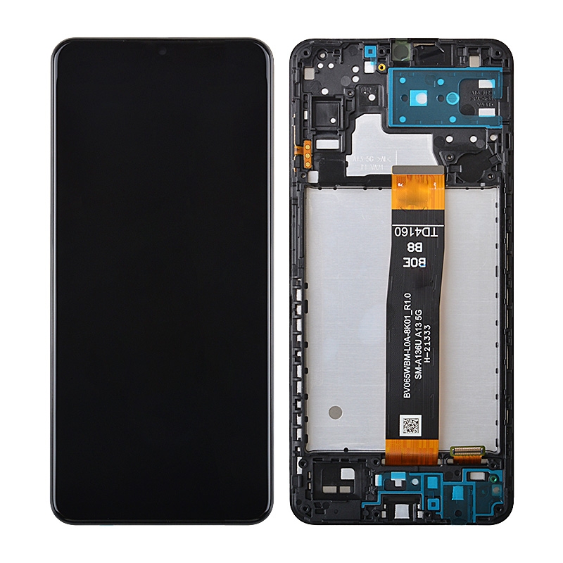 LCD Screen Digitizer Assembly With Frame for Samsung Galaxy A13 5G (2021) A136U - Black