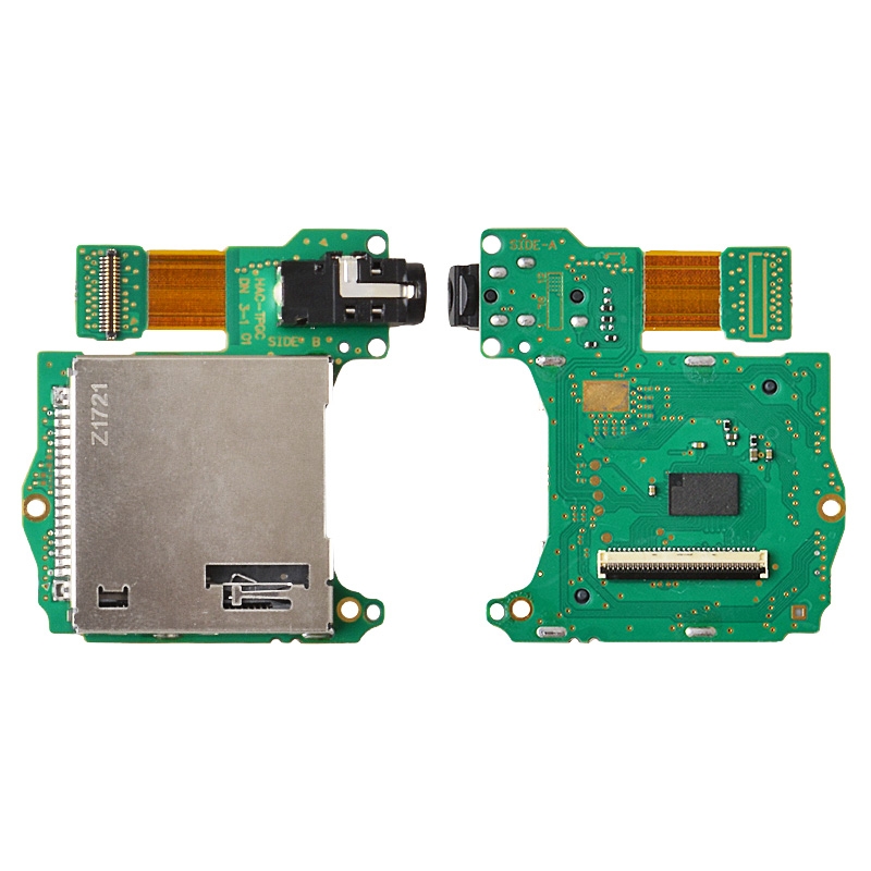Earphone Jack with Game Card Slot Reader PCB Board for Nintendo Switch (Compatible with Old and New Version)