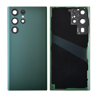  Back Cover with Camera Glass Lens and Adhesive Tape for Samsung Galaxy S22 Ultra 5G S908 (for SAMSUNG) - Green