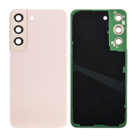  Back Cover with Camera Glass Lens and Adhesive Tape for Samsung Galaxy S22 5G S901 (for SAMSUNG) - Pink Gold