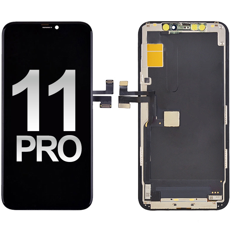 OLED Screen Digitizer Assembly with Frame for iPhone 11 Pro (High Quality) - Black