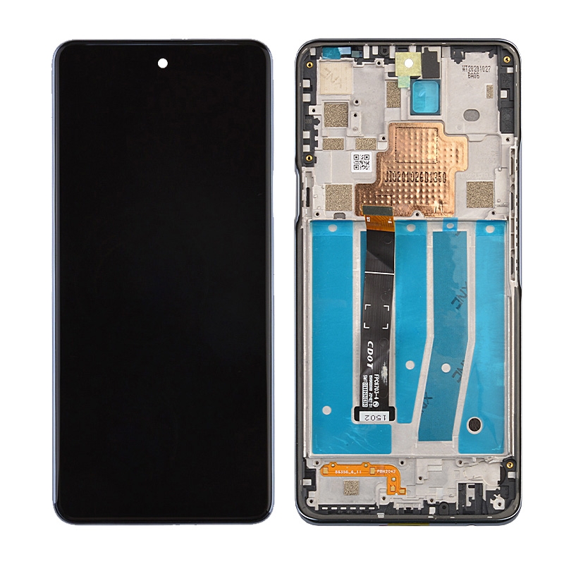 LCD Screen Digitizer Assembly with Frame for LG K92 5G K920 - Titan Gray