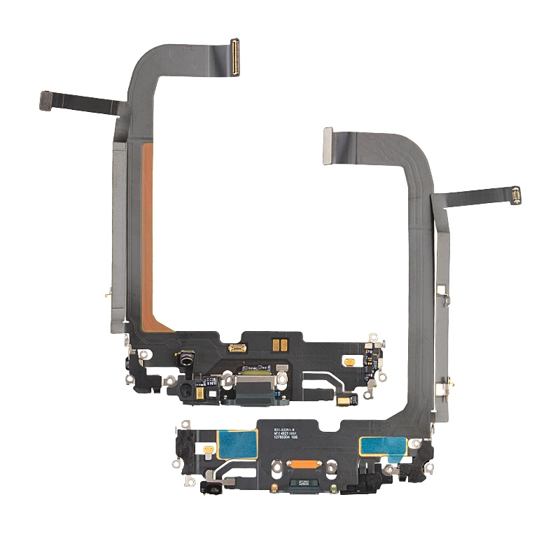 Charging Port with Flex Cable for iPhone 13 Pro Max  (High Quality) - Green