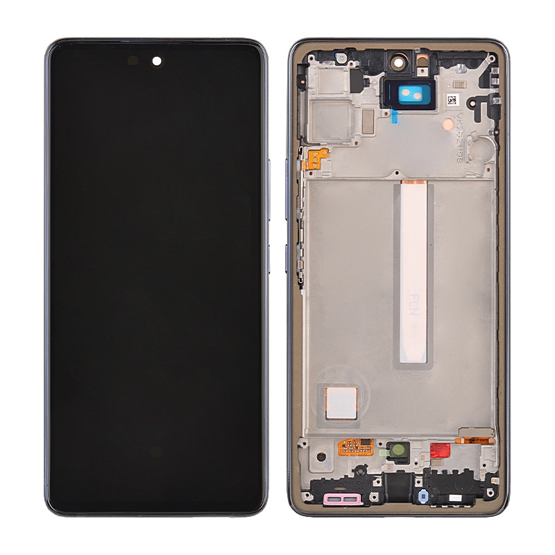 OLED Screen Digitizer Assembly with Frame for Samsung Galaxy A53 5G A536 (Premium) - Black