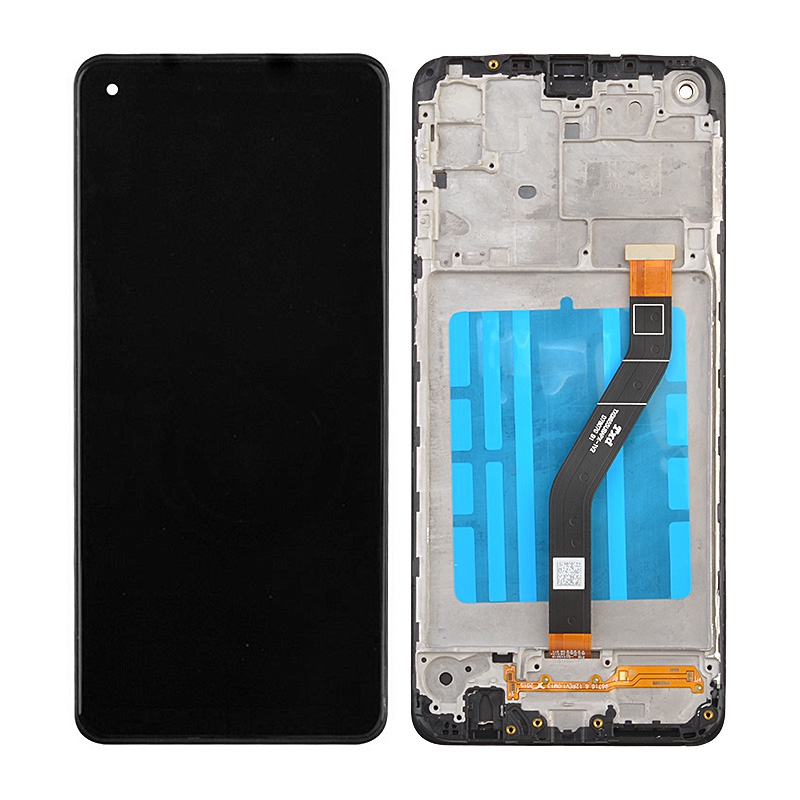 LCD Screen Digitizer Assembly With Frame for Samsung Galaxy A21 (2020) A215 - Black