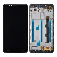  LCD Screen Digitizer Assembly with Frame for Coolpad T-Mobile Revvl Plus LTE C3701A - Black