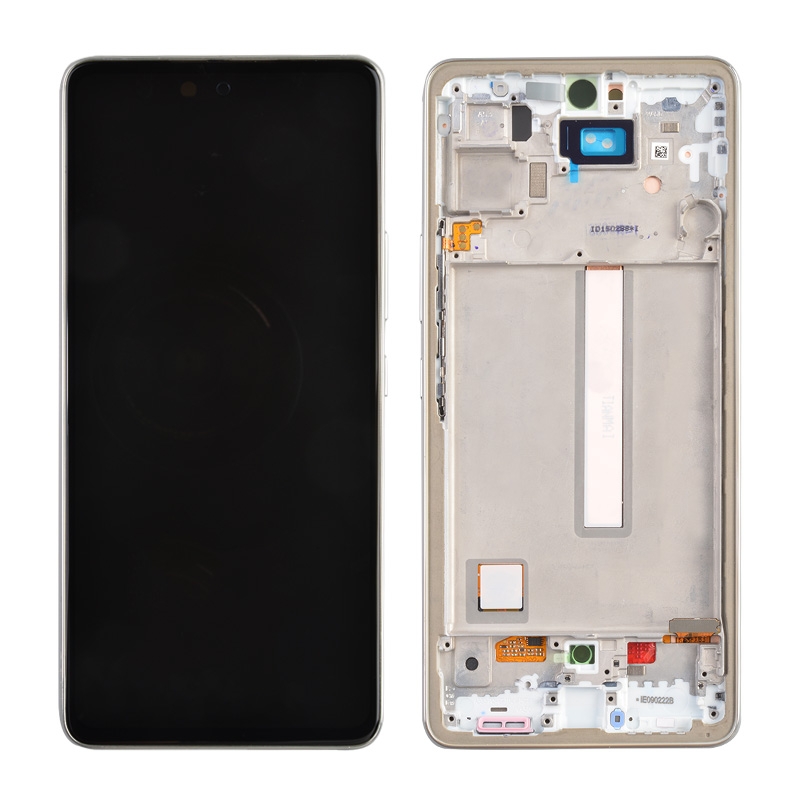 OLED Screen Digitizer Assembly With Frame for Samsung Galaxy A53 5G (2022) A536 - White