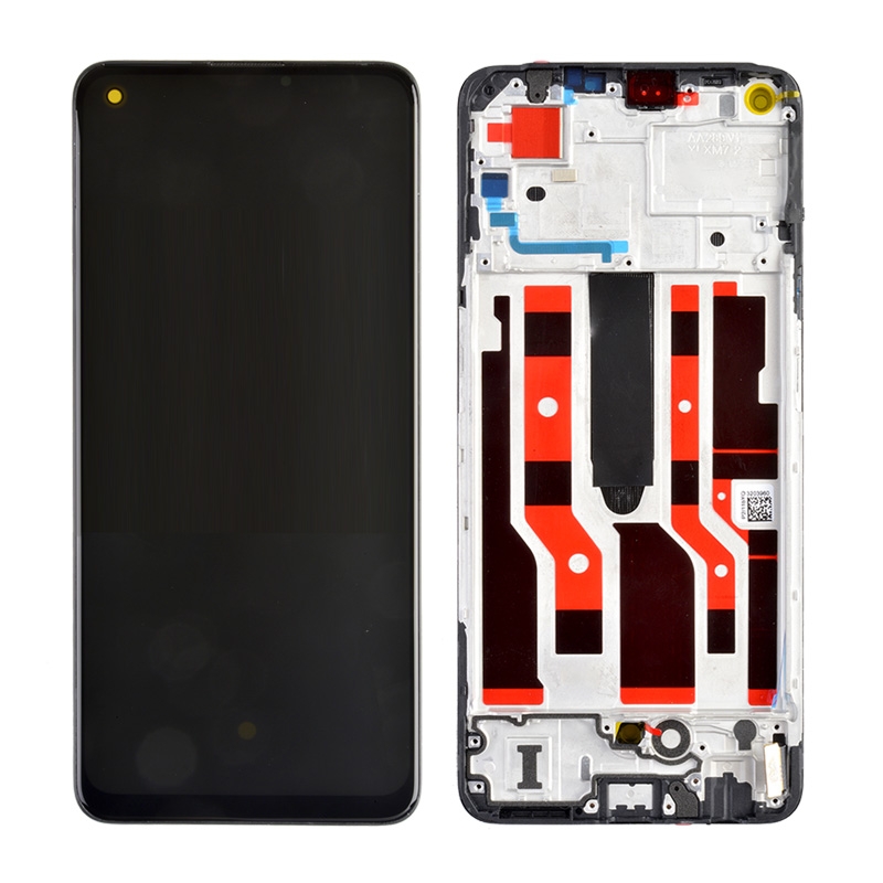 OLED Screen Digitizer Assembly With Frame for OnePlus Nord N20 5G - Black