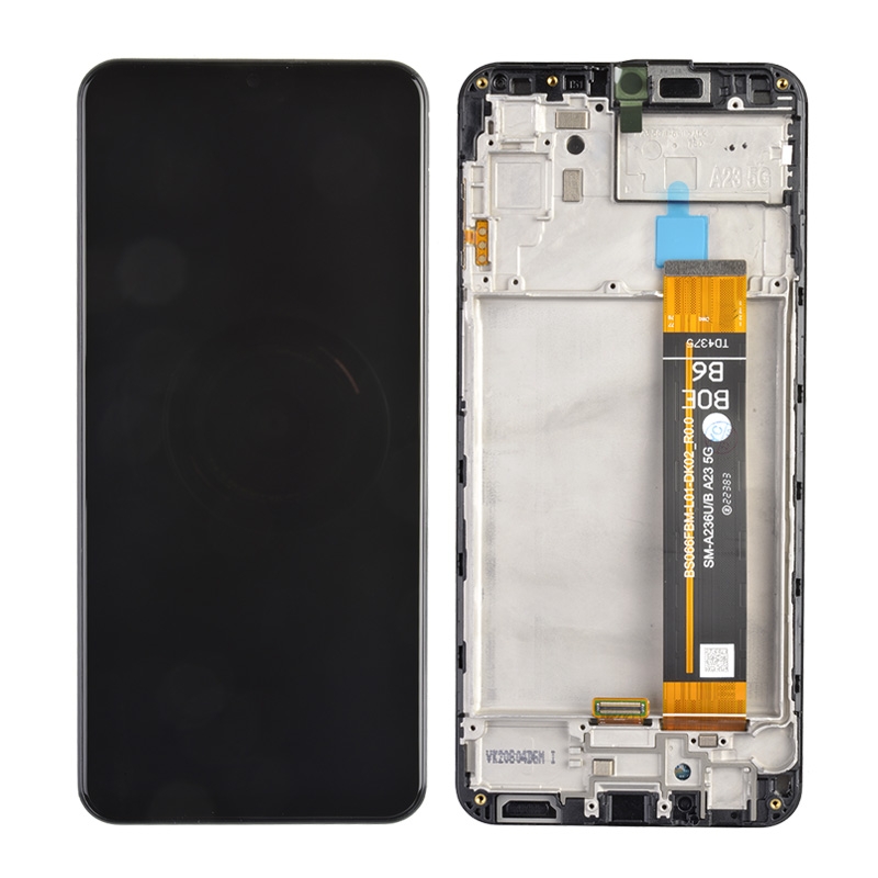 LCD Screen Digitizer Assembly with Frame for Samsung Galaxy A23 5G A236U - Black