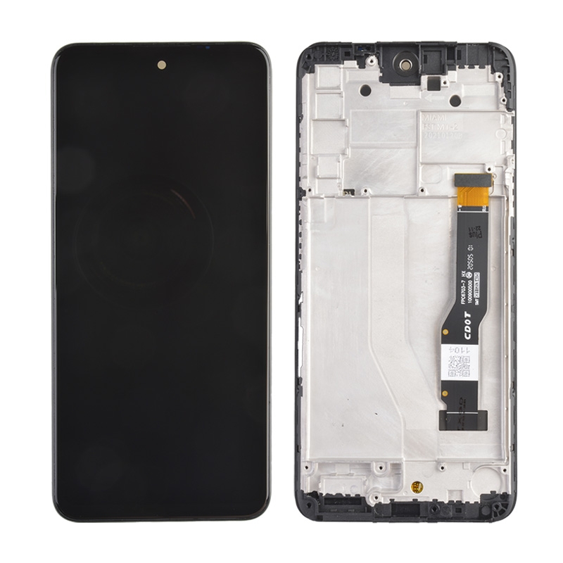 LCD Screen Digitizer Assembly with Frame for TCL 20S - Black