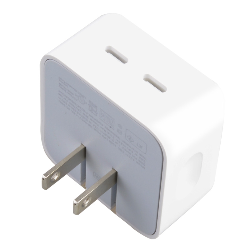 35W Type-C+C Quick Charge Wall Charger for iPhone 11 to 14 Series/ SE (2020)/ iPad (High Quality) - White