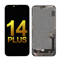  OLED Screen Digitizer Assembly With Frame for iPhone 14 Plus (Super High Quality) - Black
