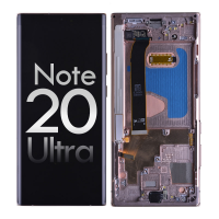  OLED Screen Digitizer Assembly with Frame for Samsung Galaxy Note 20 Ultra N985/ Note 20 Ultra 5G N986 (Premium) - Mystic Bronze