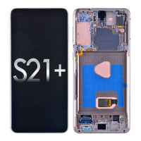  OLED Screen Digitizer Assembly with Frame for Samsung Galaxy S21 Plus 5G G996 (Premium) - Phantom Violet