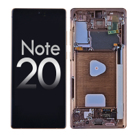  OLED Screen Digitizer Assembly with Frame for Samsung Galaxy Note 20 N980/ 5G N981 (Premium) - Mystic Bronze