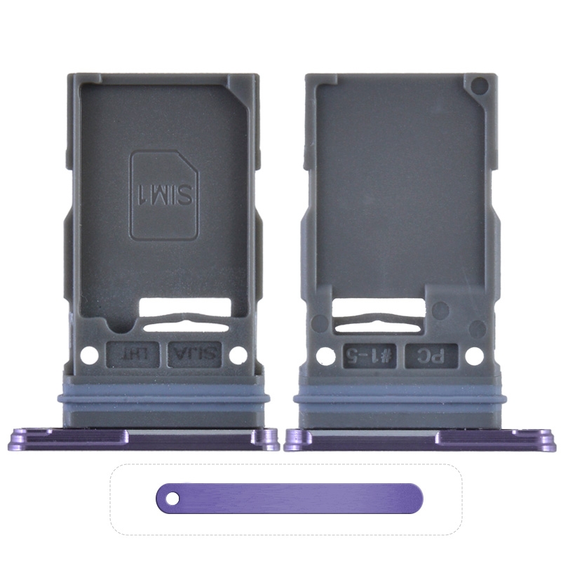 Sim Card Tray for Samsung Galaxy S23 5G S911/ S23 Plus S916(Single SIM Card Version) - Lavender