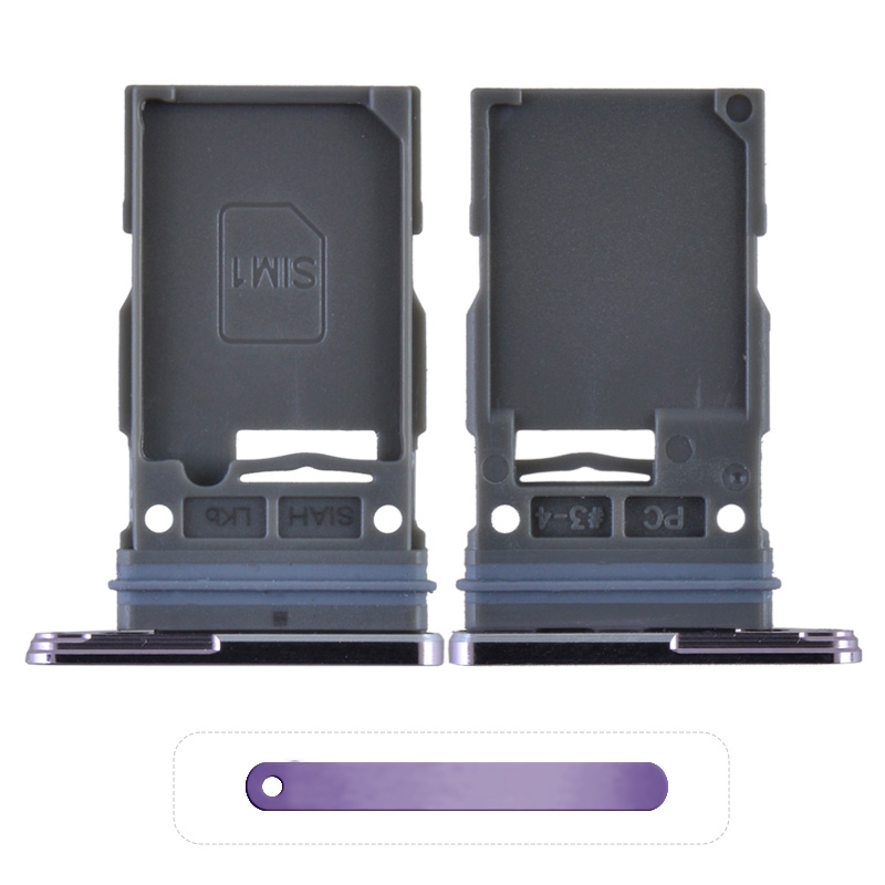 Sim Card Tray for Samsung Galaxy S23 Ultra S918 (Single SIM Card Version) - Lavender