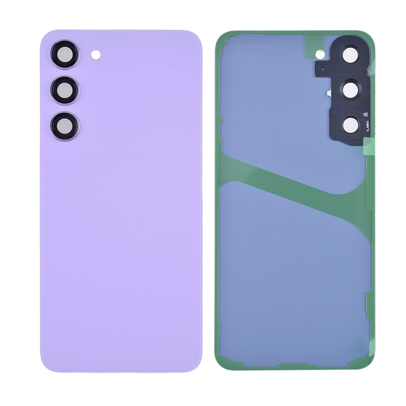 Back Cover with Camera Glass Lens and Adhesive Tape for Samsung Galaxy S23 Plus S916 (for SAMSUNG) - Lavender