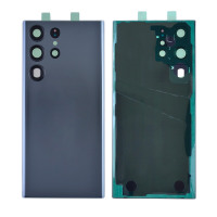  Back Cover with Camera Glass Lens and Adhesive Tape for Samsung Galaxy S23 Ultra S918 (for SAMSUNG) - Cream