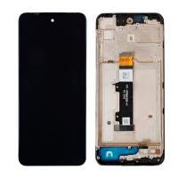  LCD Screen Digitizer Assembly with Frame for Motorola Moto G Play (2023) - Black