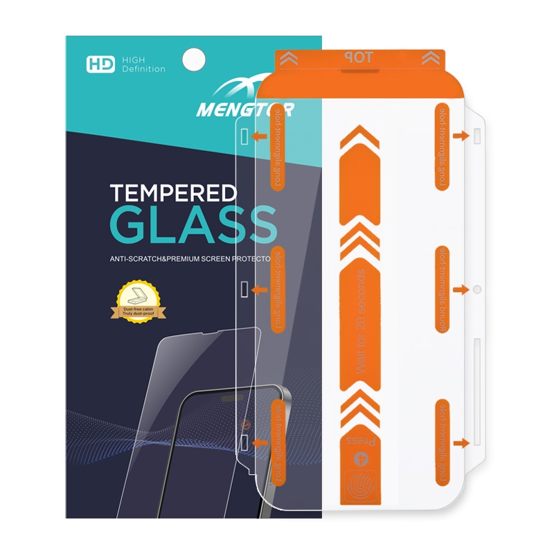 Premium Full Cover Tempered Glass Screen Protector for iPhone 13/ 13 Pro/ 14