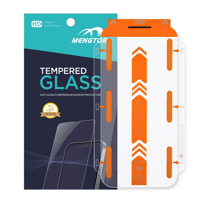 Premium Full Cover Tempered Glass Screen Protector for iPhone 14 Pro