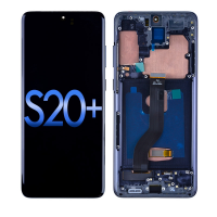  OLED Screen Digitizer with Frame Replacement for Samsung Galaxy S20 Plus G985/ S20 Plus 5G G986 (Aftermarket) - Cosmic Black