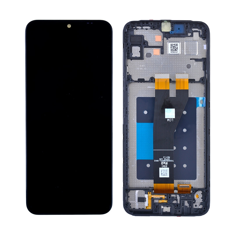 LCD Screen Digitizer Assembly with Frame for Samsung Galaxy A14 5G A146 (Premium) (for America Version)- Black