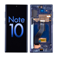  OLED Screen Digitizer with Frame Replacement for Samsung Galaxy Note 10 N970 (Aftermarket) - Aura Black