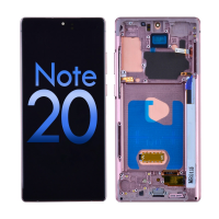  OLED Screen Digitizer with Frame for Samsung Galaxy Note 20 N980/ Note 20 5G N981 (Aftermarket)(1:1 Size) -Mystic Bronze
