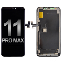  LCD Screen Digitizer Assembly with Frame for iPhone 11 Pro Max (Full View/ Aftermarket) - Black