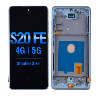  OLED Screen Digitizer with Frame Replacement for Samsung Galaxy S20 FE G780/ G781 (Aftermarket) - Cloud White