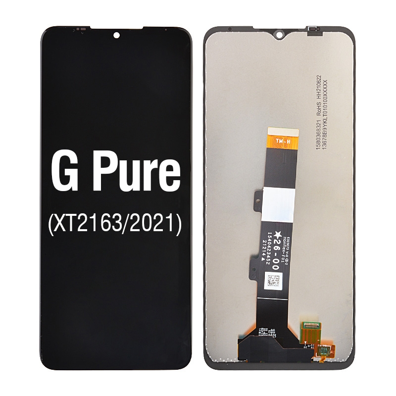 LCD Screen Digitizer Assembly for Motorola Moto G Pure (2021) XT2163 - Black