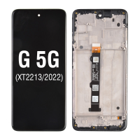  LCD Screen Digitizer Assembly with Frame for Motorola Moto G 5G (2022) XT2213 - Black