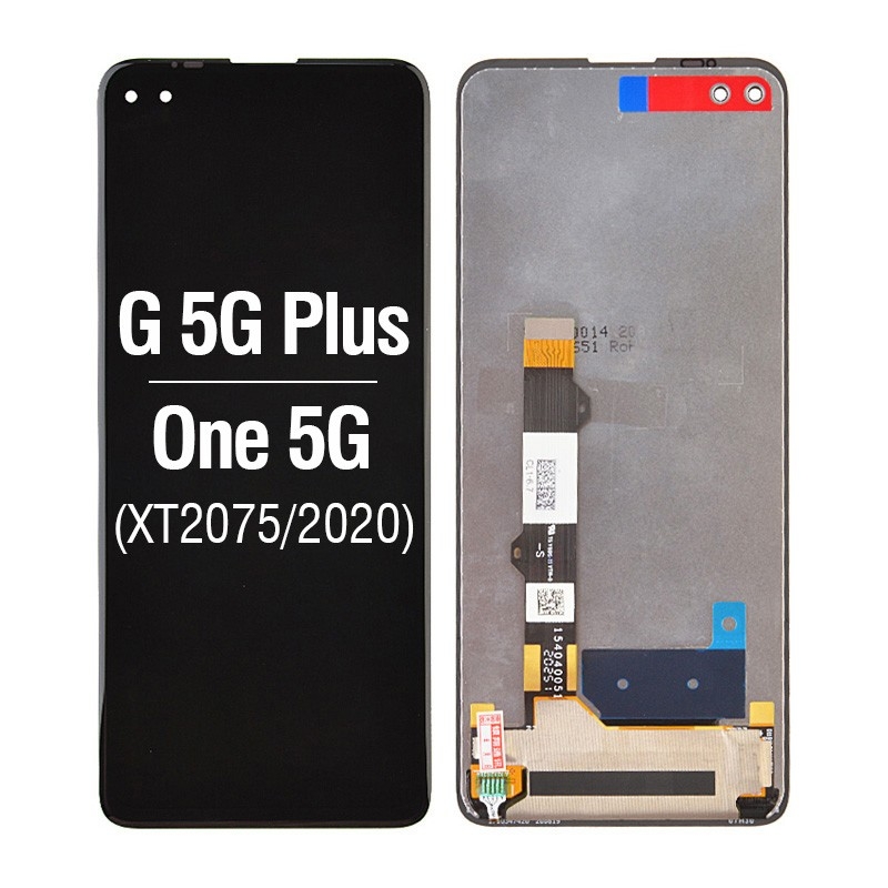 LCD Screen Digitizer Assembly for Motorola One 5G/ Moto G 5G Plus XT2075 - Black