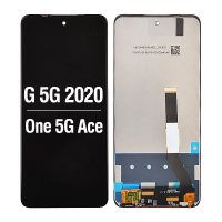  LCD Screen Digitizer Assembly for Motorala Moto G 5G  (2020)/ One 5G Ace XT2113 - Black