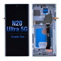  OLED Screen Digitizer with Frame Replacement for Samsung Galaxy Note 20 Ultra N985 (Aftermarket) - Mystic White