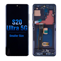 OLED Screen Digitizer with Frame Replacement for Samsung Galaxy S20 Ultra 5G G988U (Aftermarket) - Cosmic Black