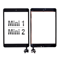   Touch Screen Digitizer Assembly with IC Control Circuit Logic Board and Home Button for iPad mini 1/ 2 (High Quality) - Black